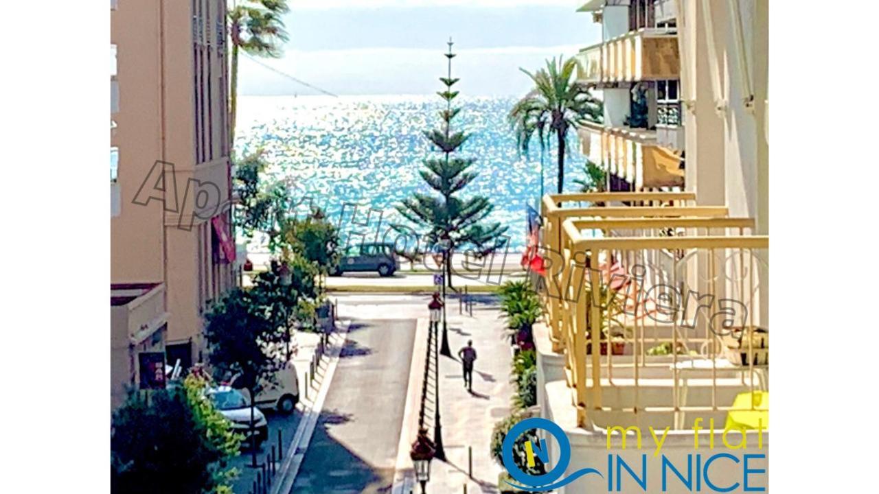 Aparthotel Riviera - Hyper Centre Ville - Studio Superieur Ac Avec Balcon Et Apercu Mer - Balcon Massenet 1 نيس المظهر الخارجي الصورة