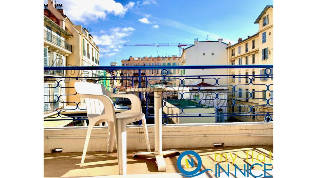 Aparthotel Riviera - Hyper Centre Ville - Studio Superieur Ac Avec Balcon Et Apercu Mer - Balcon Massenet 1 نيس المظهر الخارجي الصورة