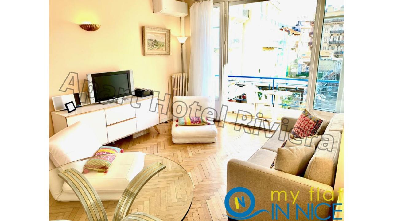 Aparthotel Riviera - Hyper Centre Ville - Studio Superieur Ac Avec Balcon Et Apercu Mer - Balcon Massenet 1 نيس المظهر الخارجي الصورة